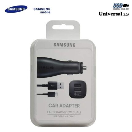 '- Car Adapter - Fast Charge (15W) Type C - 2