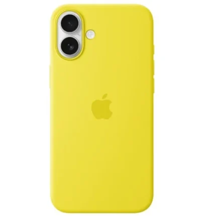 כיסוי סיליקון Apple iPhone 16 Plus Silicone Case with MagSafe star fruit אפל צבע צהוב